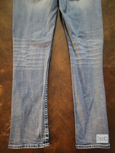 Salvage Supply Co Jeans Mens 32Lx32 Blue Mayhem Straight Embroidered Denim - Picture 11 of 13