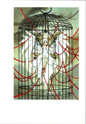 2004 CLAMP Mini-Poster 10.2'' x 7'' (26 x 18 cm) Clover, Rayearth, Chun Hyang #14