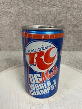 Vintage 1986 Royal Crown RC Cola Soda Can Met...