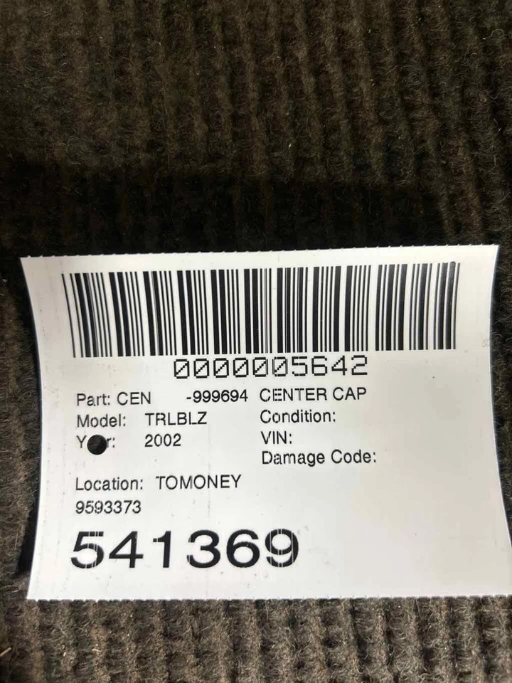 Fits 2002-2006 Chevrolet Trailblazer 16" Wheel/Rim Center Cap OEM#:9595401 Foto 3 de 3