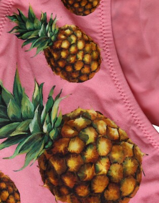 Dolce & Gabbana フルーツ プリント ビキニ ピンク DOLCE & GABBANA Swimwear Pink Pineapple Swimsuit Bikini