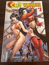 Shi/Vampirella #1  | Warren Ellis - Kevin Lau 1997 First Printing Comic Book VG