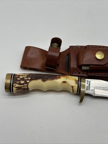 Schrade Super Sharp Uncle Henry 153UH Fixed 5" Blade Knife W/ sheath - Picture 3 of 9