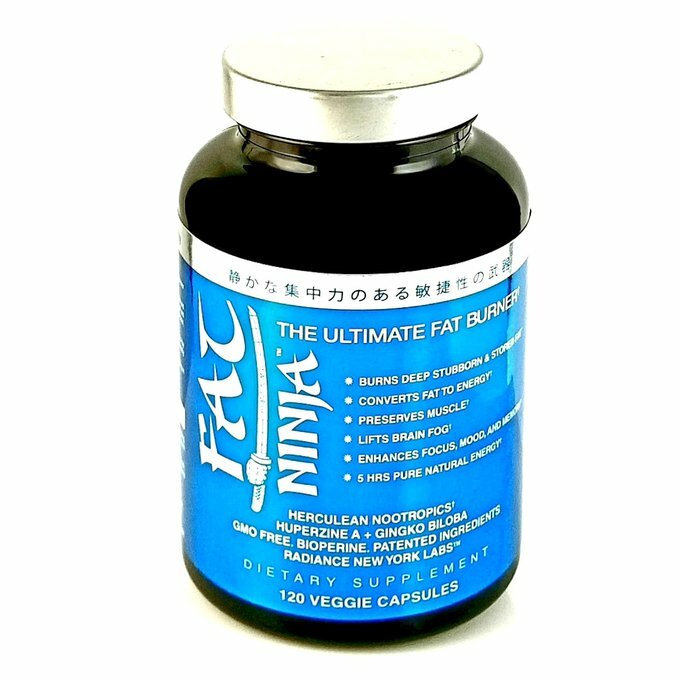 FAT NINJA FAT BURNER + 5 HRS PERFECT ENERGY FREE SHIPPING !