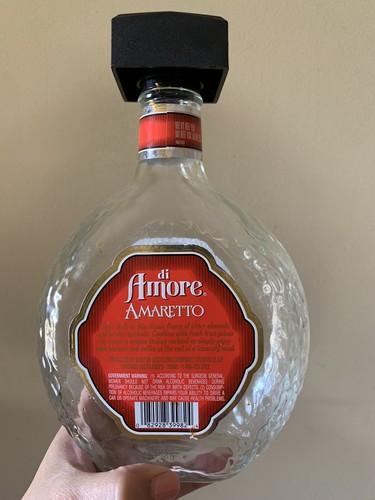 Di Amore Empty Amaretto Liquor Bottle - Picture 2 of 3
