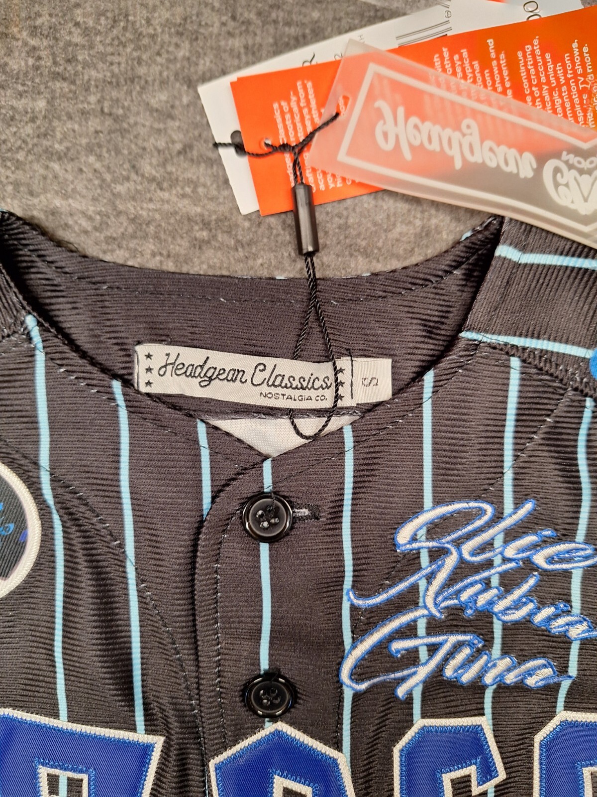 The Gross Sisters Pinstripe Baseball Jersey Size Youth Small NWT