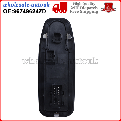 Electric Window Switch For Peugeot 208 2008 13-19 1.6HDI 5 Door 96749624ZD - Picture 3 of 8