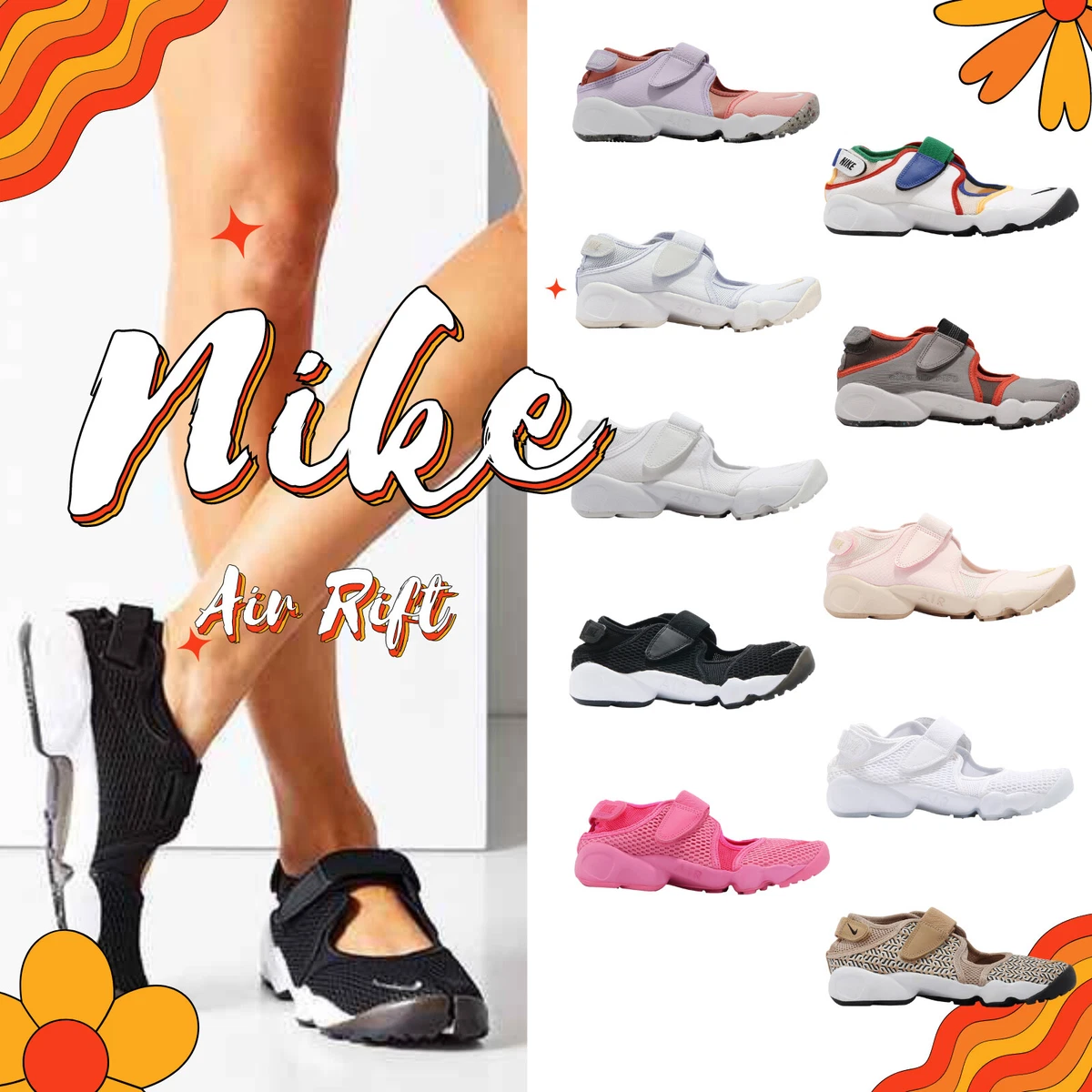 Nike air hotsell rift sandals
