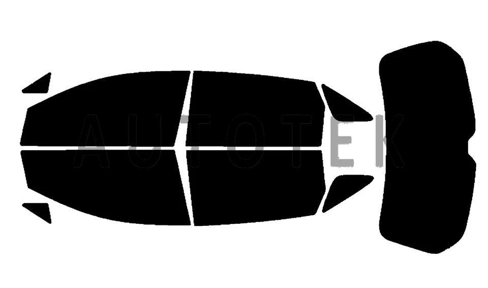 Película de ventana precortada cualquier tono % VLT para Toyota Venza 2009-2016 películas tintadas Foto 2 de 4