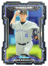 2013 Bowman Draft Scout Breakouts Die-Cuts X-Fractors #DW Daniel Winkler/99
