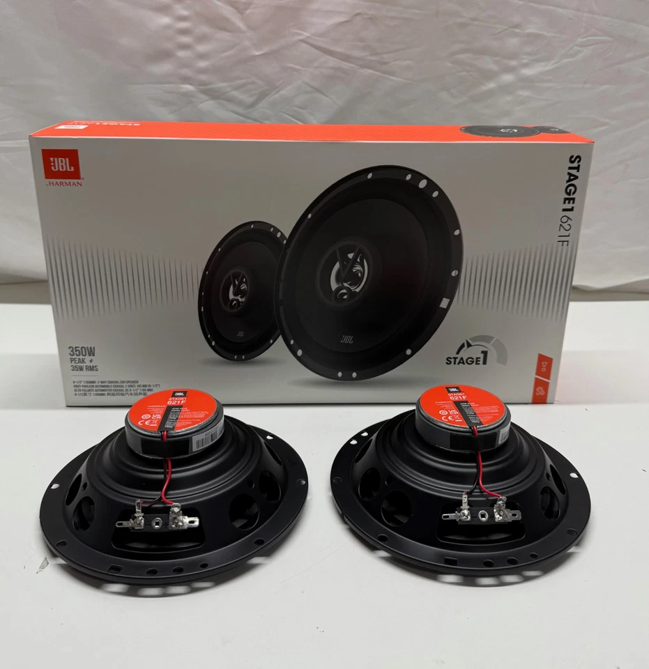 JBL 350W 2WAY 6.5 INCH 16.5cm CAR/VAN DOOR/SHELF SPEAKERS PAIR STAGE 1621F - Image 2 of 4