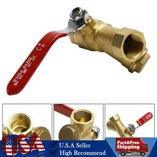 1/2" BSP Equal Female Thread Brass Y Type Strainer Filter Ball Valve D