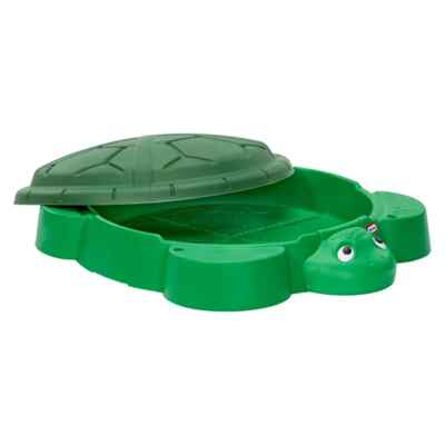 Little Tikes Turtle Sandbox With Cover for Kids Outdoor Creative