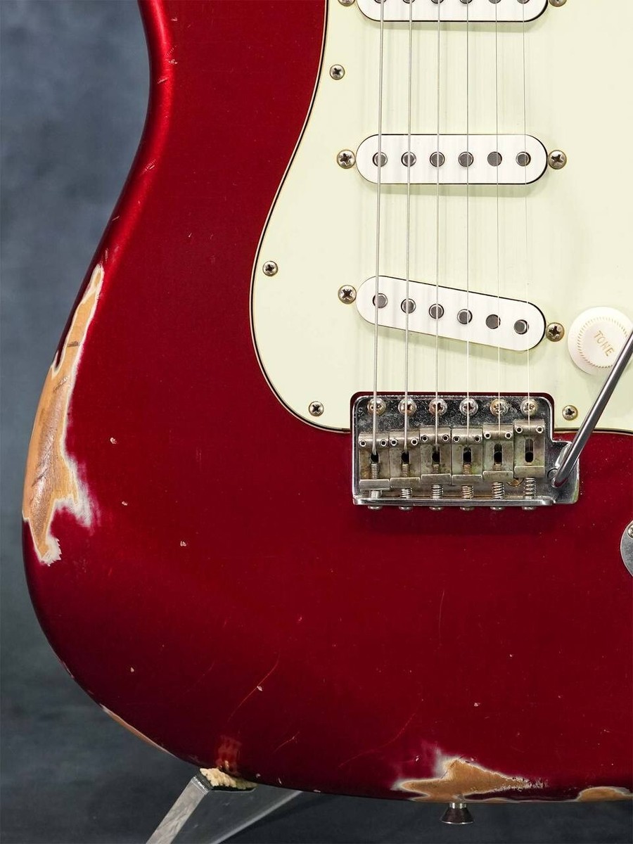 USED Fullertone Guitars STROKE 60 RUSTED Candy Apple Red