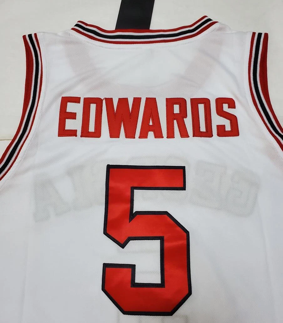 Men Anthony Edwards Georgia #5 Jersey