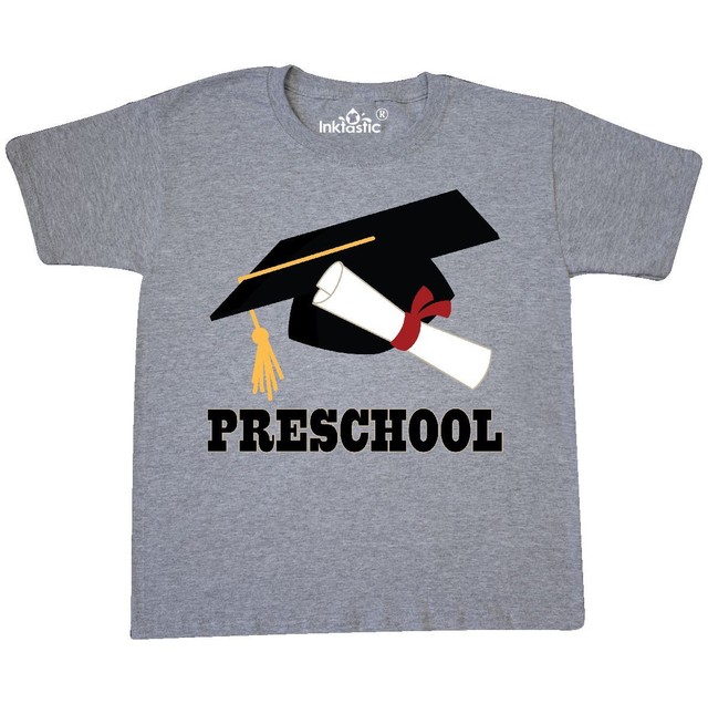 inktastic preschool graduate childs youth t shirt graduation hat and prek diplomas