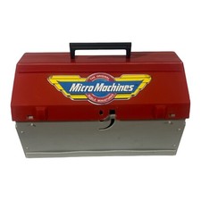 1988 Vintage Galoob Micro Machines Super City Toolbox Action Playset Incomplete