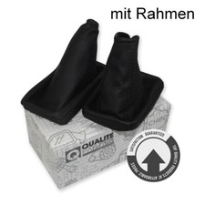 SCHALTSACK SCHALTMANSCHETTE HANDBREMSSACK OPEL CORSA C (00-09) SCHWARZ + RAHMEN