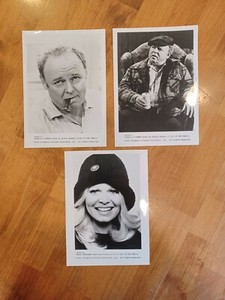 Carroll O'Conner & Sally Stuthers *ALL In The Family* (set of 3 photo's) Mint 