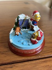 Simpsons Bradford Christmas Ornament Illuminated  Chill Out Homer  NEW