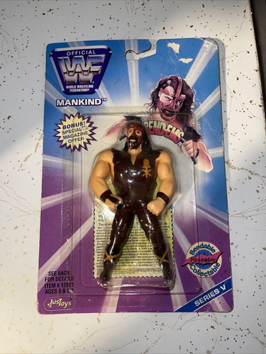 Mankind Vintage WWF Justoys Bend-Ems Bendy Action ...