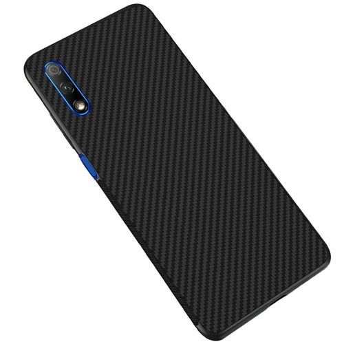 Coque Honor 9X 9X Pro Housse Etui Gel Motif Fibre Carbone Luxe TPU, Noir - Picture 2 of 4