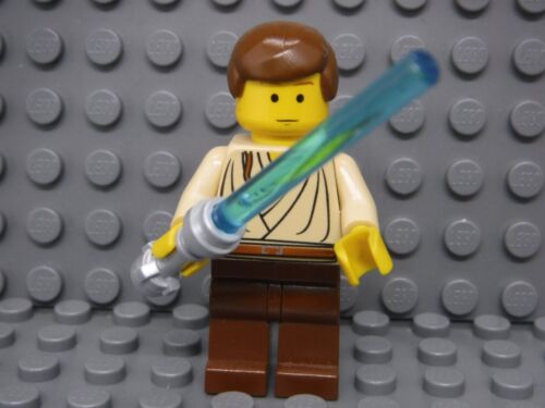 LEGO Star Wars Obi-Wan Kenobi Minifigure Young Padawan Braid Pattern sw0069