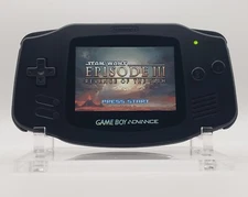 All Black Funnyplaying M2 IPS Backlit Gameboy Advance w/ Carrying Sleeve