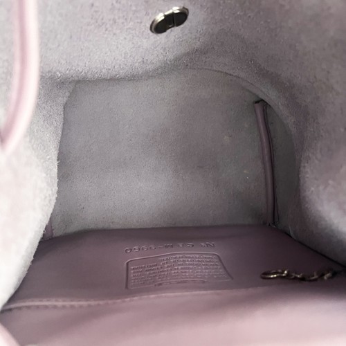 Vintage Coach Daypack 9960 Lavender Green Backpack Glove-Tanned Leather - Picture 23 of 24