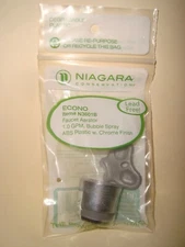 NEW TWO Niagara Conservation ECONO Item# N3601B Faucet Aerator Bubble Spray