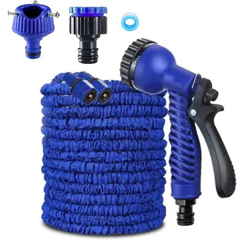 Expandable Garden Hose Pipe Anti Kink 7Function Water Spray Gun Magic Hose 200FT - Picture 11 of 33