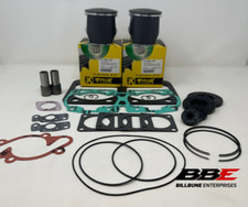 1991 Ski-doo Mach 1 617 Engine Rebuild Kit 1.00mm Os 77mm Pistons Gaskets Seals