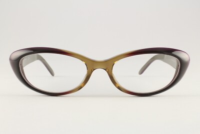 Authentic Gucci GG 3515 WO9 51mm Translucent Purple Green Glasses Frames Italy