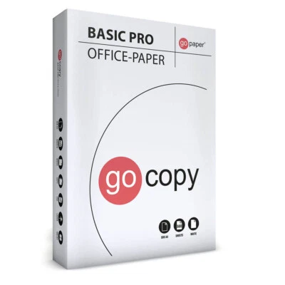 GO COPY Kopierpapier A4 5000 Blatt BASIC PRO weiß Druckerpapier Laser & Inkjet staufrei