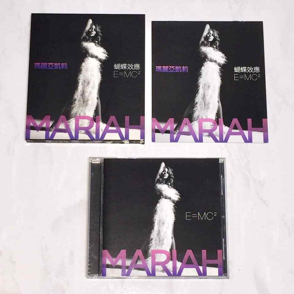 Mariah Carey 2008 E=MC2 Taiwan 1st Edition Box CD with Promo