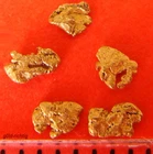 5 GOLD NUGGETS from Alaska Gold Nugget Gold Bar Coin Gold Nuggets Gift