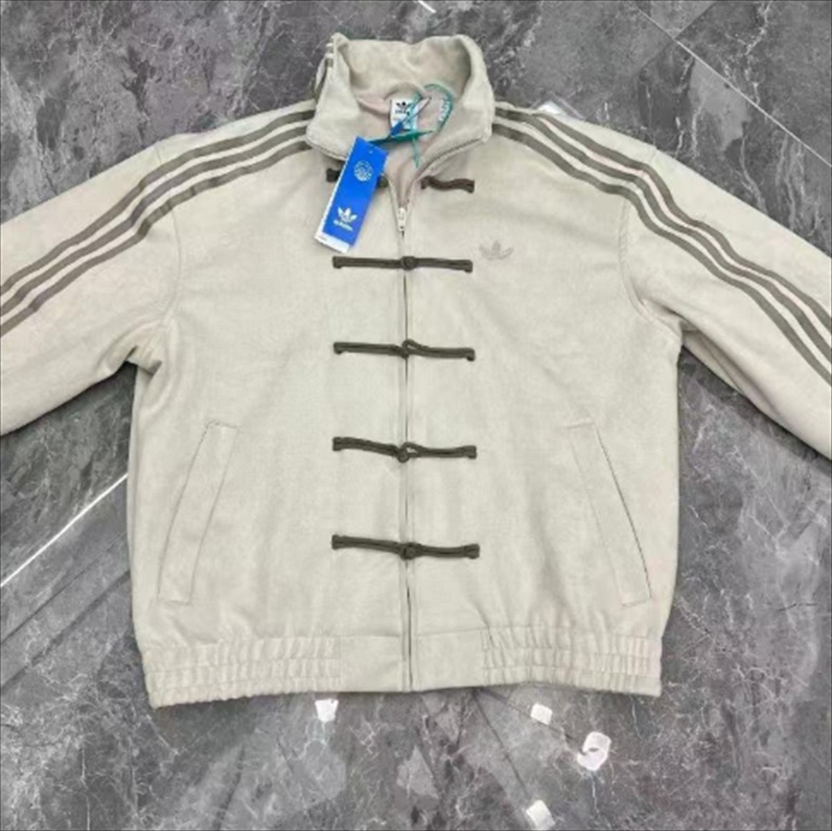 Adidas Chinese Limited Snake Year Truck Jacket White Size M