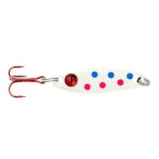 Tungsten Buck-Shot Rattle Spoon, Fast-Sinking Ice Fishing Spoon with Loud Bra...