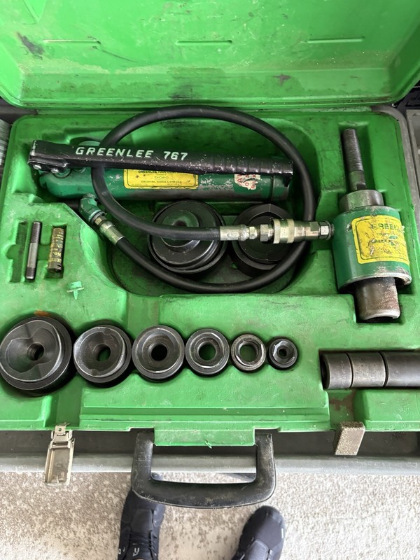 Greenlee 7306 Hydraulic Knockout Punch Driver Set MPN 7306