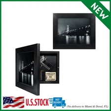 Hidden Gun Storage, Concealment Gun Safes for Pistols, Secret Decor Solid Wooden