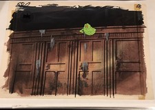Real Ghostbusters Original Animation Art Painted Cel And Background DIC Ent