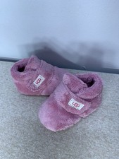 UGG Baby Girl Pink Bixbee Boot Slippers 11034971 Size 02/03