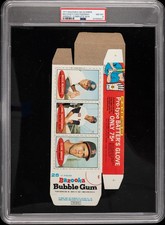 1971 Bazooka Complete Box Carl Yastrzemski Willie McCovey PSA 8 NM-MT