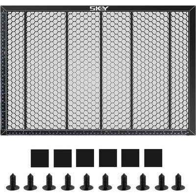 High-Precision Honeycomb Laser Bed for XTool S1 - Steel Construction, 22''x14''
