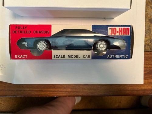 1974 Oldsmobile Cutlass Plastic Promo Model By Johan 1/25 Scale With Box Blue - Picture 13 of 16