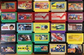 Famicom 100 Spiele Games Mario Tetris Dragonball Nintendo NES Japan Lot NTSC-J