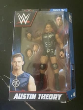 WWE Austin Theory Elite Mattel Series 102 CHASE Black Wrestling Figure NXT NIB