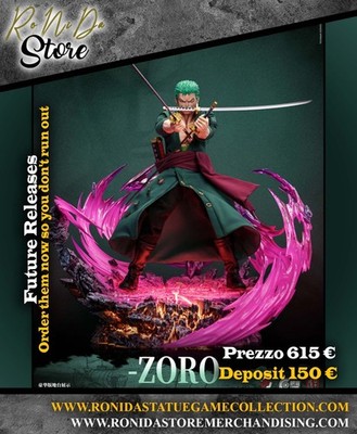 Asien PREORDER - JIMEI PALACE - Roronoa Zoro One Piece - 1/6 Platin Silikon