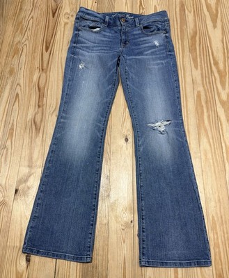 American Eagle Original Boot Bootcut Jeans Mid Rise Classic Sz 8 Stretch 32x31