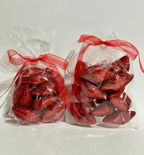 Lot 2 Valentines Day Red Foam Lips Kiss Love Table Scatter Fillers Bags 12 NEW